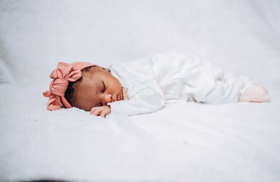 Bébé endormi paisiblement